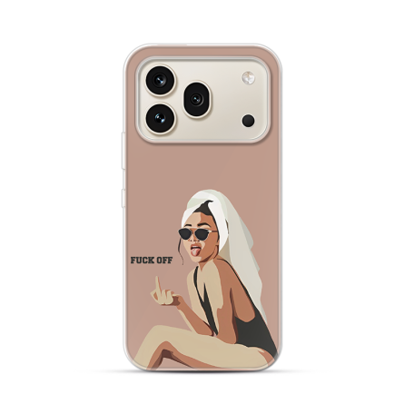 Silikonska Maskica za Honor 600 Pro - F*** off 268545