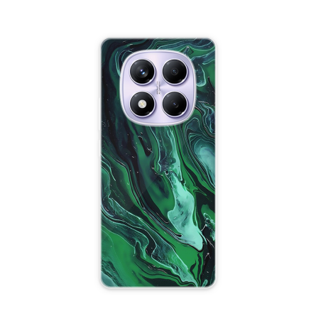 Silikonska Maskica za Redmi Note 14 Pro (5G) / Poco X7 - Liquid Green 268696
