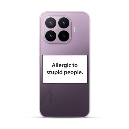 Silikonska Maskica za Xiaomi 17T - Allergic to Stupid People 268840