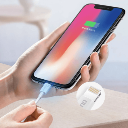 Dudao USB na Lightning kabel 100cm (3A) - Bijeli 268975