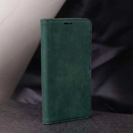 Smart Suede Preklopna Maskica za Honor 600 Lite - Tamno zelena 269081