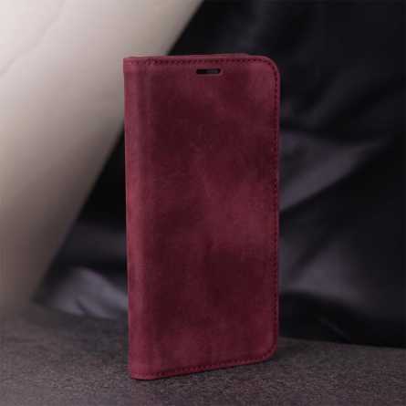 Smart Suede Preklopna Maskica za Honor 600 Lite - Bordo 269094