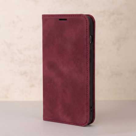 Smart Suede Preklopna Maskica za Honor 600 Lite - Bordo 269092