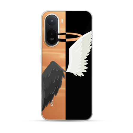 Silikonska Maskica za Redmi A7 Pro - Black & White 269141