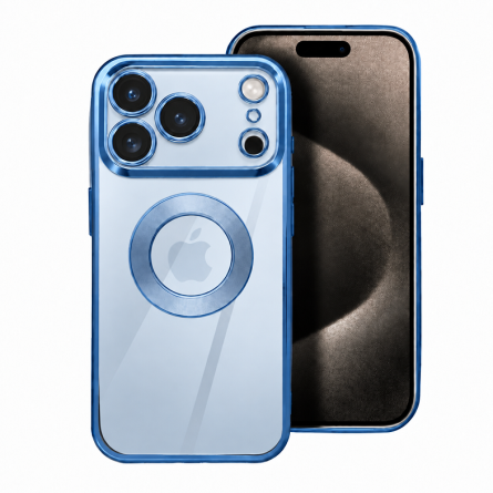  Kromirana prozirna maskica za iPhone 18 Pro / 17 Pro - Plava 269877