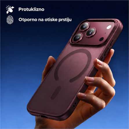 MagSafe matirana maskica za iPhone 18 Pro / 17 Pro - Bordo 270400