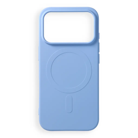 MagSafe Mekana Silikonska maskica za iPhone 18 Pro / 17 Pro - Svijetlo Plava 269327