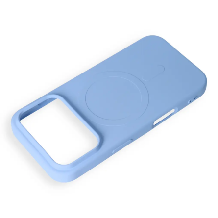 MagSafe Mekana Silikonska maskica za iPhone 18 Pro / 17 Pro - Svijetlo Plava 269326