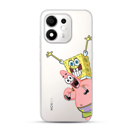 Silikonska Maskica za Honor 600 Smart - Spognebob & Patrick 269604
