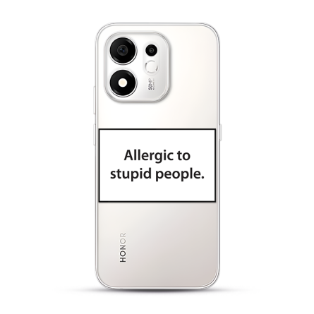 Silikonska Maskica za Honor 600 Smart - Allergic to Stupid People 269688