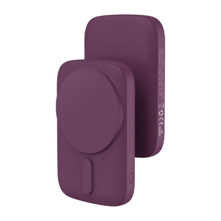 Blue Star Slim MagSafe Powerbank 15W - 5000 mAh - Bordo 269820