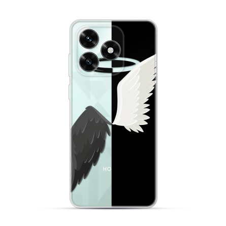 Silikonska Maskica za Honor X5c / X5c Plus - Black & White 269945