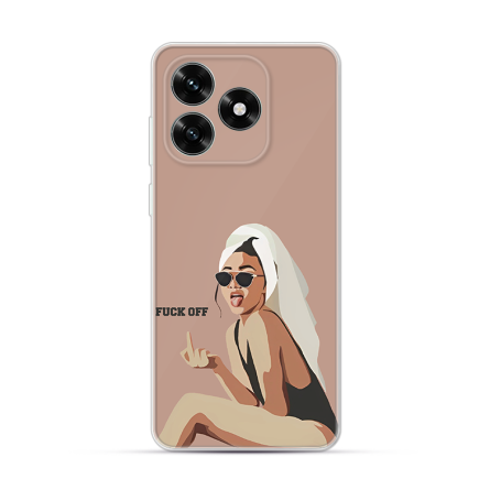 Silikonska Maskica za Honor X5c / X5c Plus - F*** off 269970