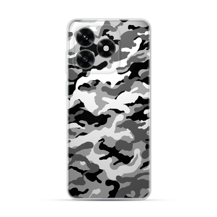 Silikonska Maskica za Honor X5c / X5c Plus - Camouflage - siva 270033