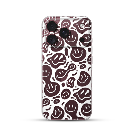 Silikonska Maskica za iPhone 18 Pro Max - White Smiley 270127