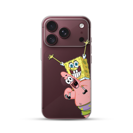 Silikonska Maskica za iPhone 18 Pro Max - Spognebob & Patrick 270131