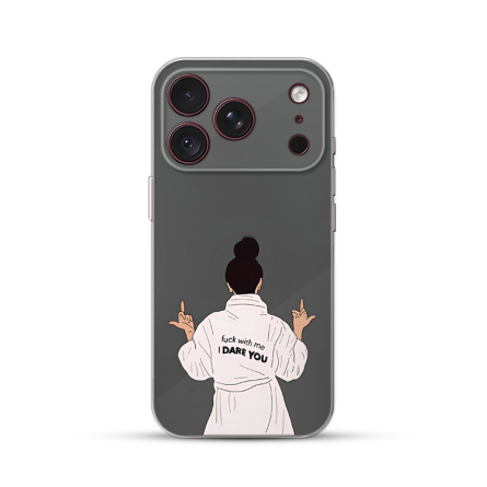 Silikonska Maskica za iPhone 18 Pro Max - I Dare You 270145