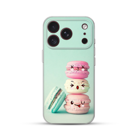 Silikonska Maskica za iPhone 18 Pro Max - Happy Macarons 270153