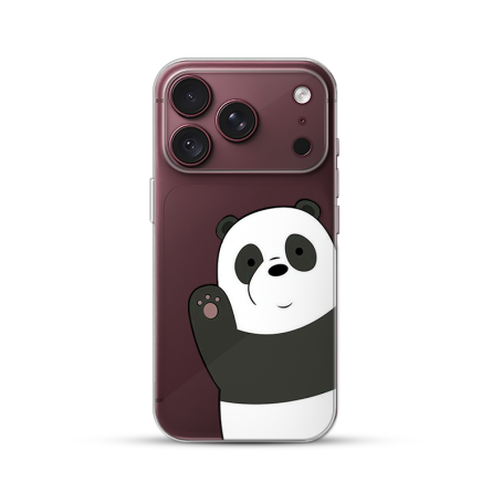Silikonska Maskica za iPhone 18 Pro Max - Hello Panda 270159