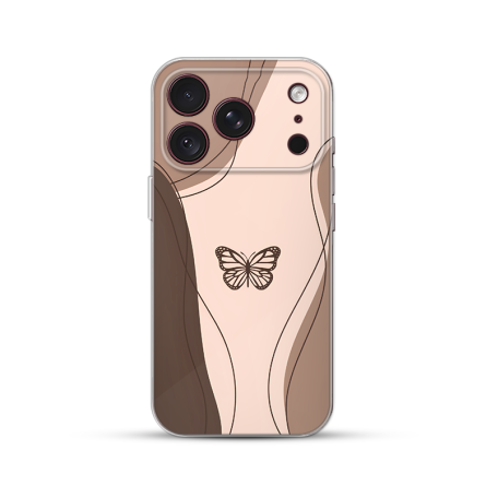 Silikonska Maskica za iPhone 18 Pro Max - Butterfly Line 270197