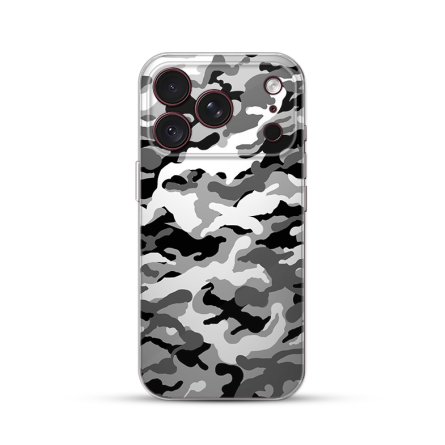 Silikonska Maskica za iPhone 18 Pro Max - Camouflage - siva 270206