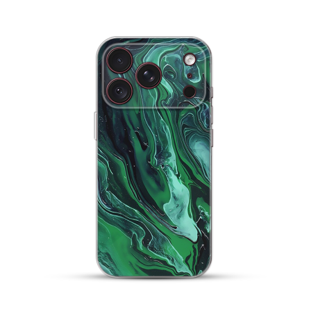Silikonska Maskica za iPhone 18 Pro Max - Liquid Green 270208