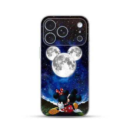 Silikonska Maskica za iPhone 18 Pro - Cartoon Moon 270416