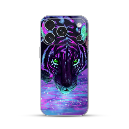 Silikonska Maskica za iPhone 18 Pro - Neon Tiger 270442