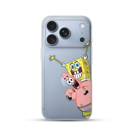 Silikonska Maskica za iPhone 18 Pro - Spognebob & Patrick 270465