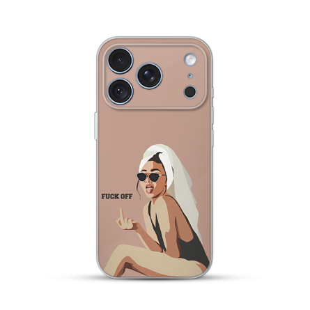 Silikonska Maskica za iPhone 18 Pro - F*** off 270474
