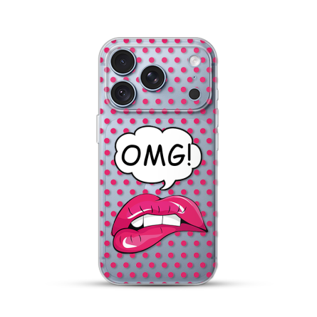 Silikonska Maskica za iPhone 18 Pro - Red Lips 270484