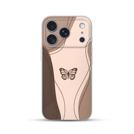 Silikonska Maskica za iPhone 18 Pro - Butterfly Line 270530