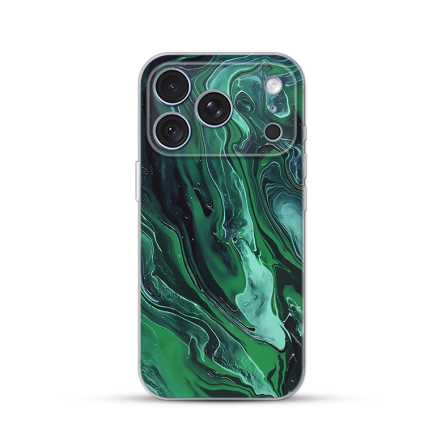 Silikonska Maskica za iPhone 18 Pro - Liquid Green 270540