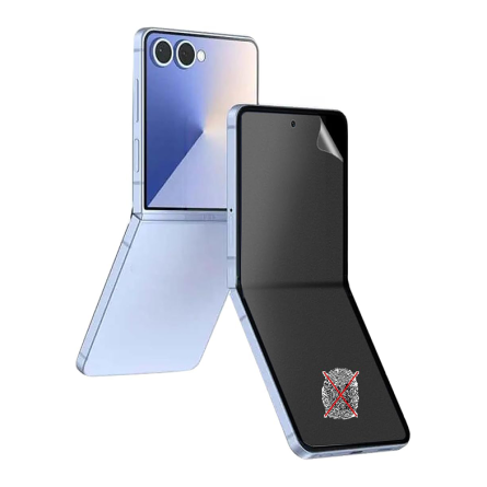 HD zaštitina folija za ekran za Samsung Galaxy Z Flip8 (3D) - (Prozirna sa crnim rubovima) 270622