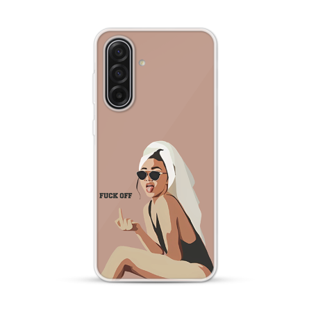 Silikonska Maskica za Samsung Galaxy A18 - F*** off 271062