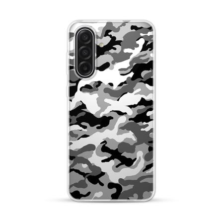 Silikonska Maskica za Samsung Galaxy A18 - Camouflage - siva 271120