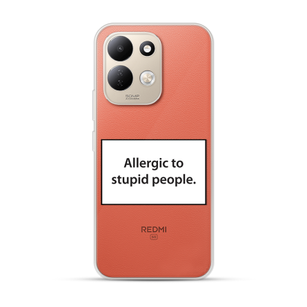 Silikonska Maskica za Redmi 17 - Allergic to Stupid People 271308