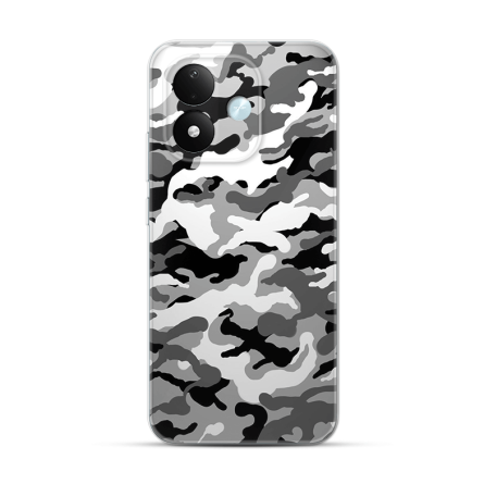 Silikonska Maskica za Redmi Note 17 4G/5G - Camouflage - siva 271596