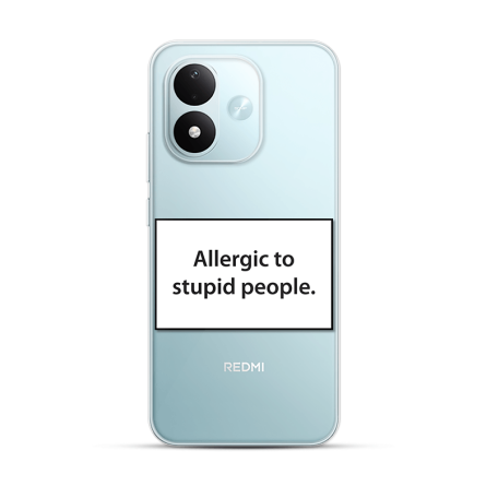 Silikonska Maskica za Redmi Note 17 4G/5G - Allergic to Stupid People 271614