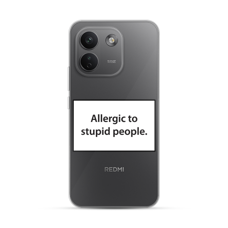 Silikonska Maskica za Redmi Note 17 Pro Max - Allergic to Stupid People 272123