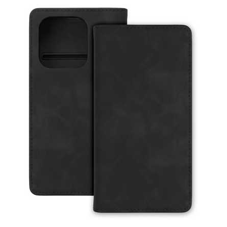 Smart Suede Preklopna Maskica za Honor 600 Lite - Crna 272302