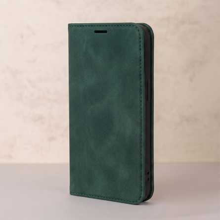 Smart Suede Preklopna Maskica za Redmi 17 - Tamno zelena 272318