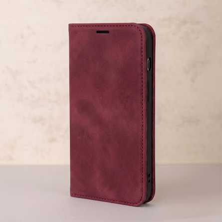 Smart Suede Preklopna Maskica za Redmi 17 - Bordo 272323