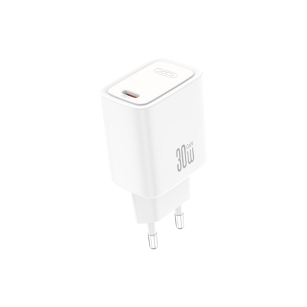 XO zidni punjač PD 30W Type-C + Type-C kabel – Bijeli 272338