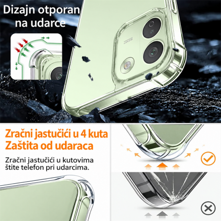 Silikonska Prozirna Anti-Shock Maskica za Redmi Note 17 Pro Max 272386