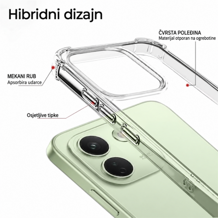 Silikonska Prozirna Anti-Shock Maskica za Redmi Note 17 Pro Max 272385