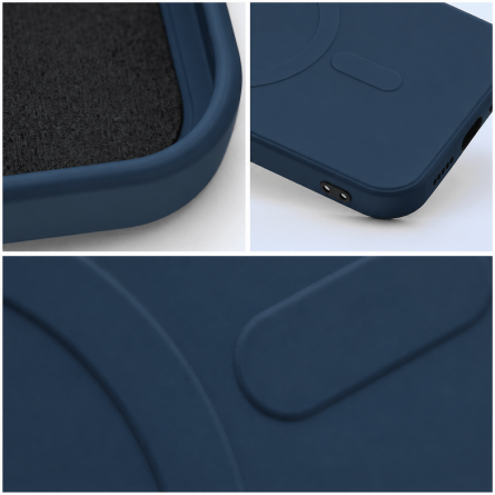 MagSafe Mekana Silikonska maskica za Samsung Galaxy S26 Ultra - Tamno Plava 272544