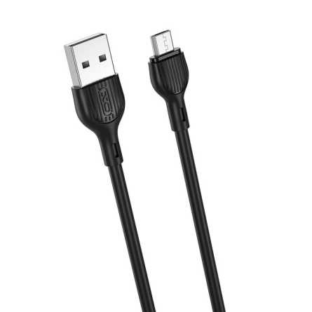 XO USB na microUSB kabel 100cm (2,1A) – Crni 272630