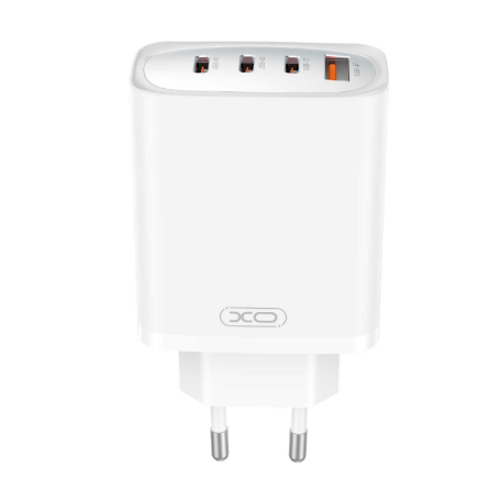 XO zidni punjač PD - 3x Type C + 1x USB - 65W 236217