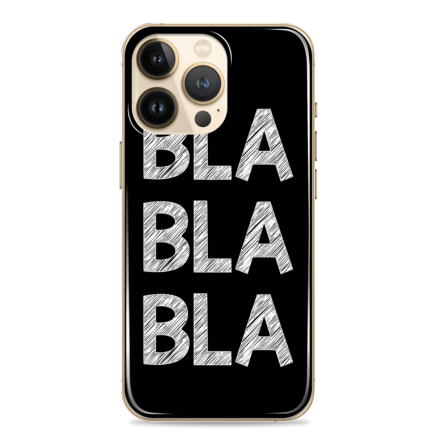 Silikonska maskica za mobitel - "Bla Bla Bla" - Q-17 239514